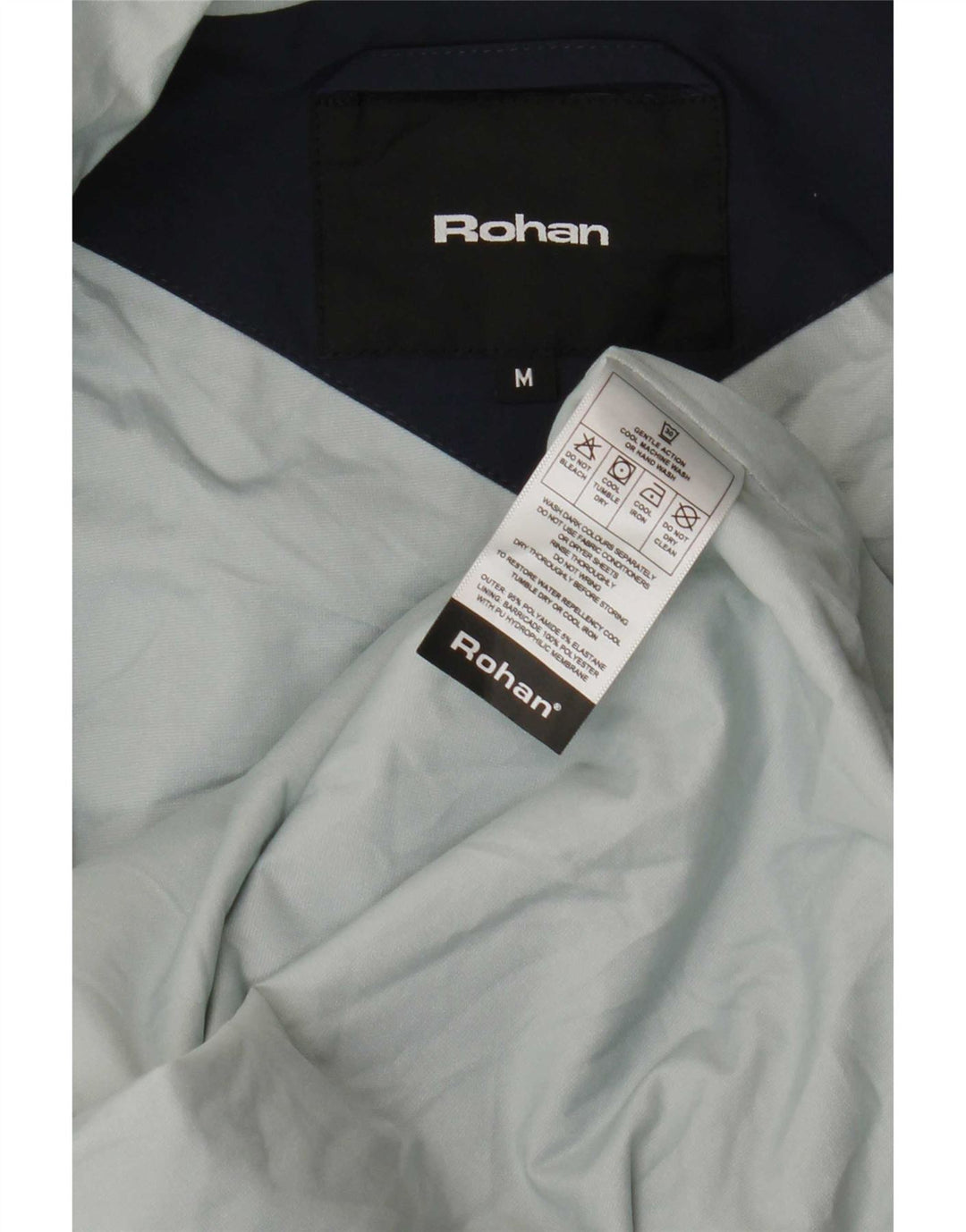 Мужская ветровка Rohan с капюшоном UK 38, средний темно-синий полиамид