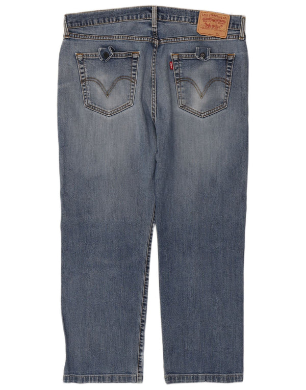Мужские прямые джинсы LEVI'S W38 L27 синие, хлопок