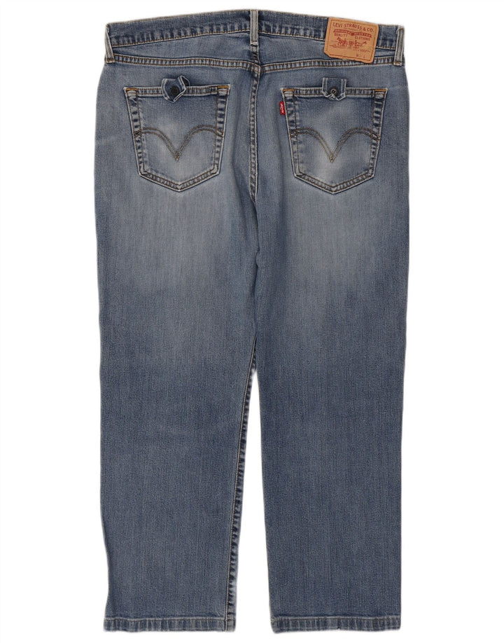 Мужские прямые джинсы LEVI'S W38 L27 синие, хлопок