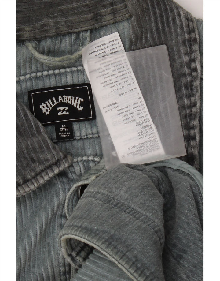 Мужская вельветовая куртка Billabong UK 38, хлопок среднего синего цвета