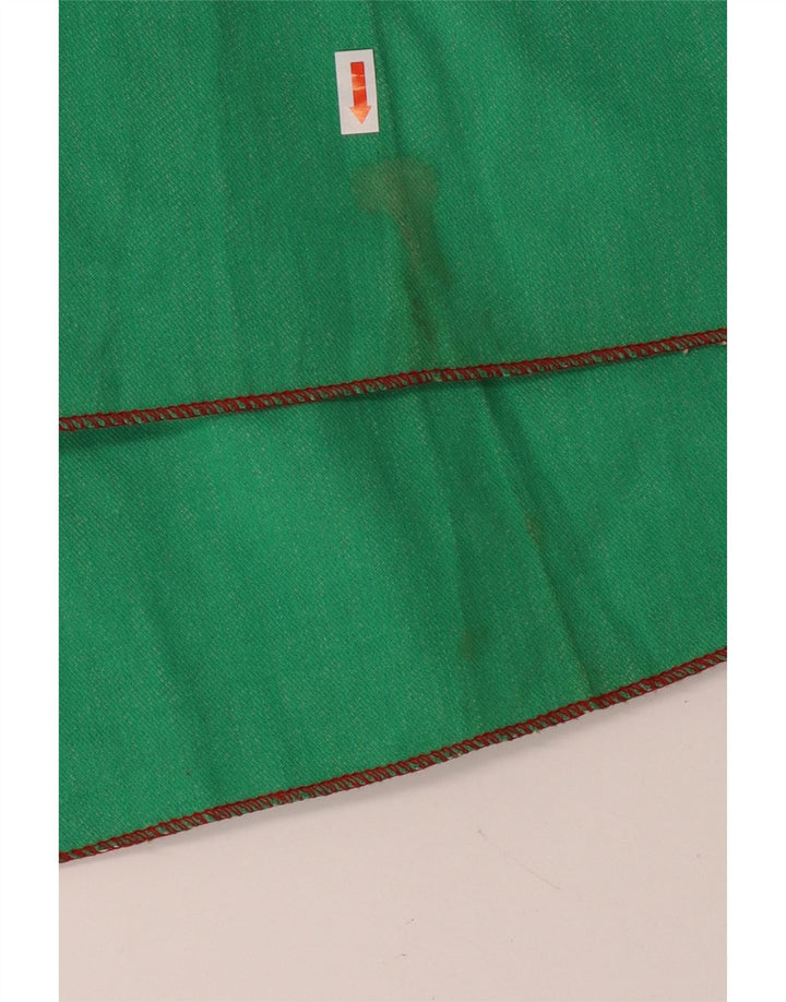 Шикарные женские повседневные брюки-клеш IT 40 Small W24 L28 Зеленые