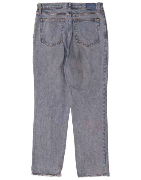 Женские прямые джинсы Abercrombie & Fitch США 12, большие W31 L31, синие, 90-е годы