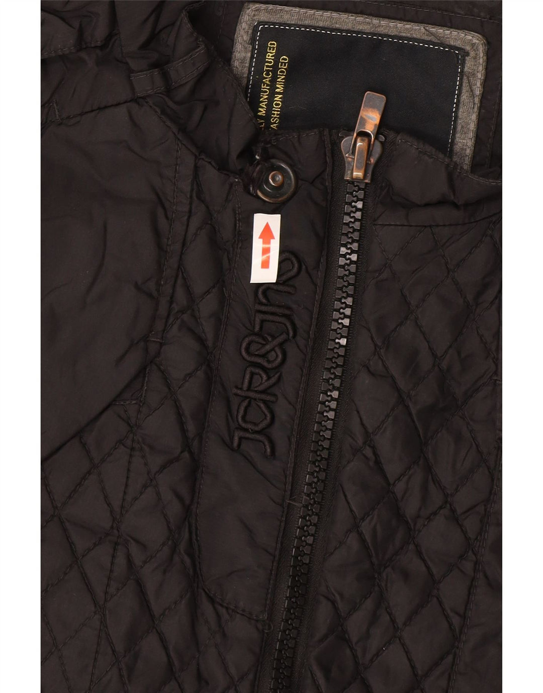 Мужская стеганая куртка Jack & Jones UK 44 2XL Серый нейлон