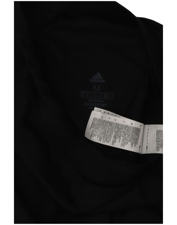 Женские леггинсы Adidas Aeroready UK 12, средний черный полиэстер