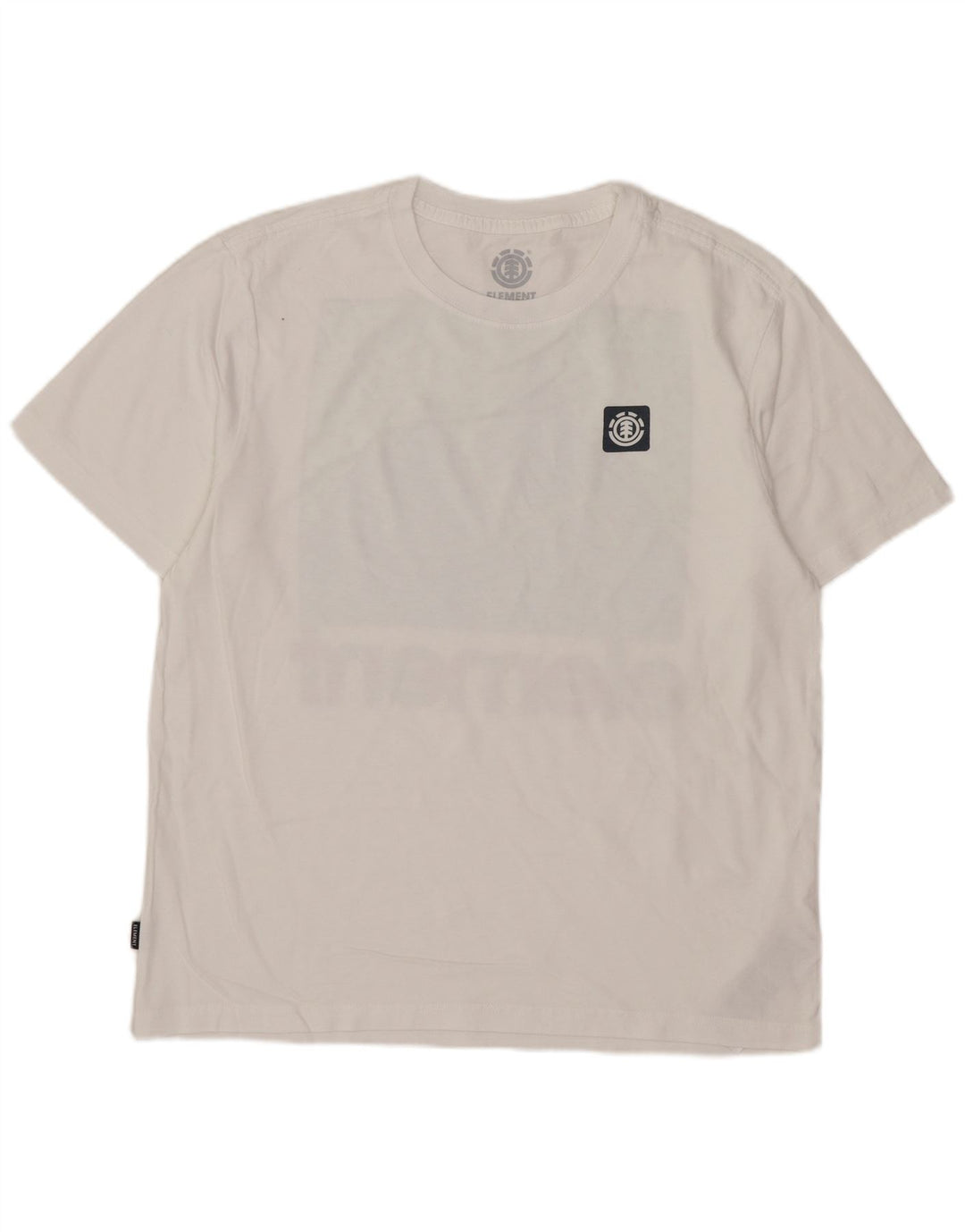 Мужская футболка Element обычного кроя с рисунком, маленький белый хлопковый топ