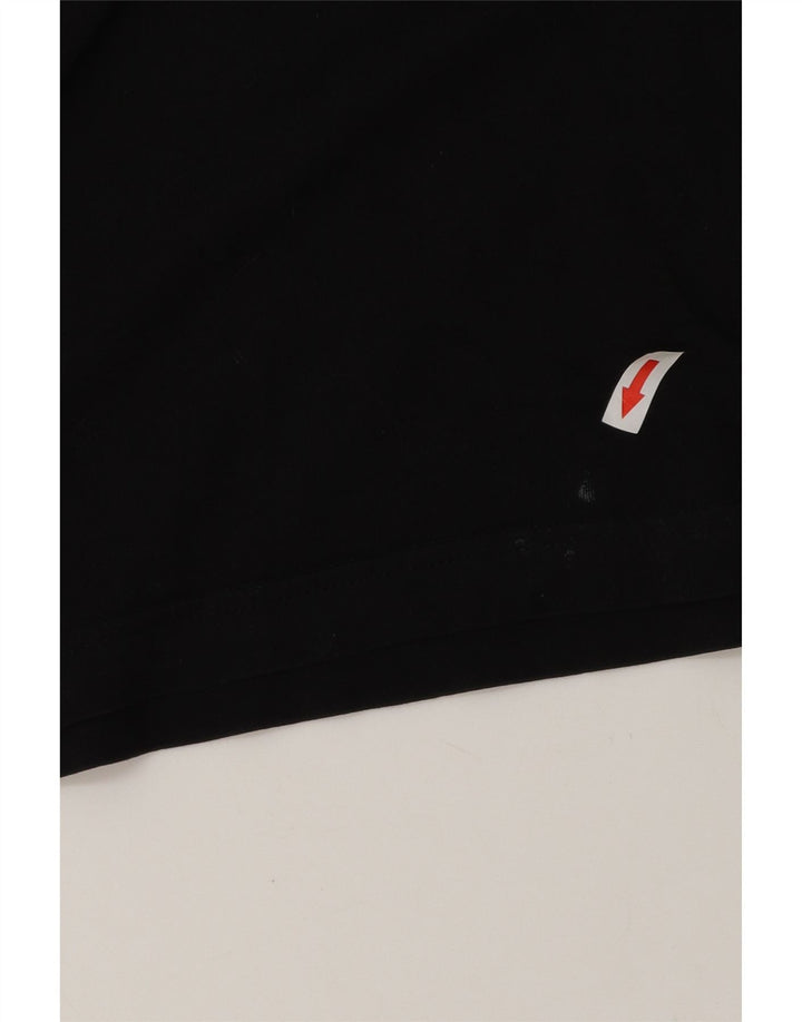 ADIDAS Мужская футболка из хлопка среднего размера, черная