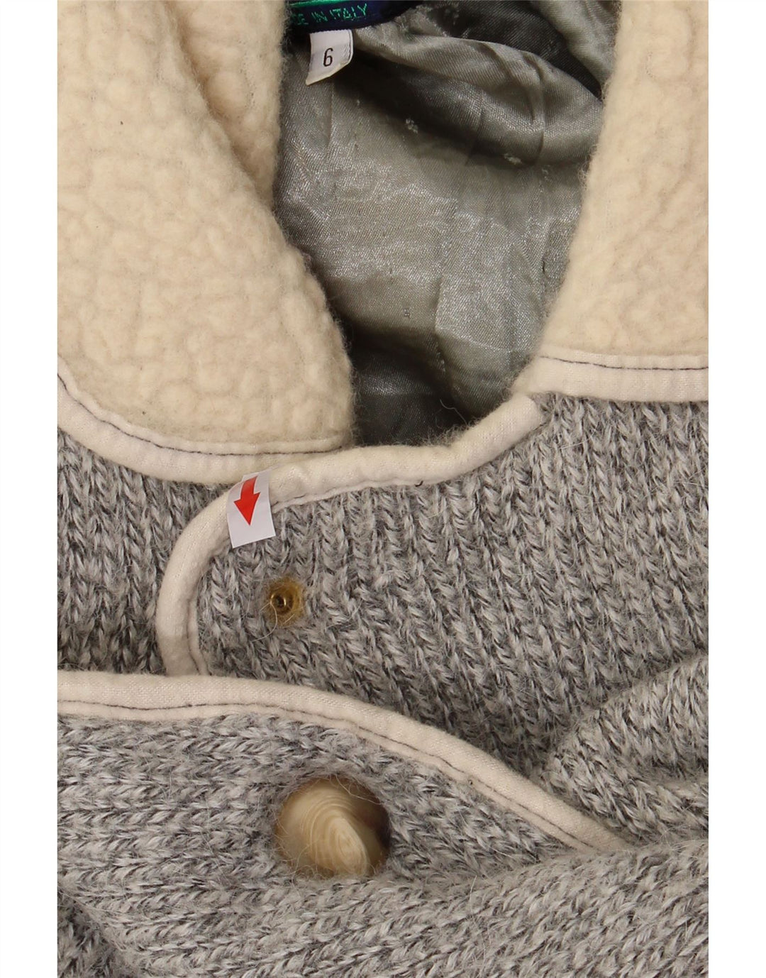 Мужской кардиган-свитер LOLI WOLF XL, цвет серого цвета