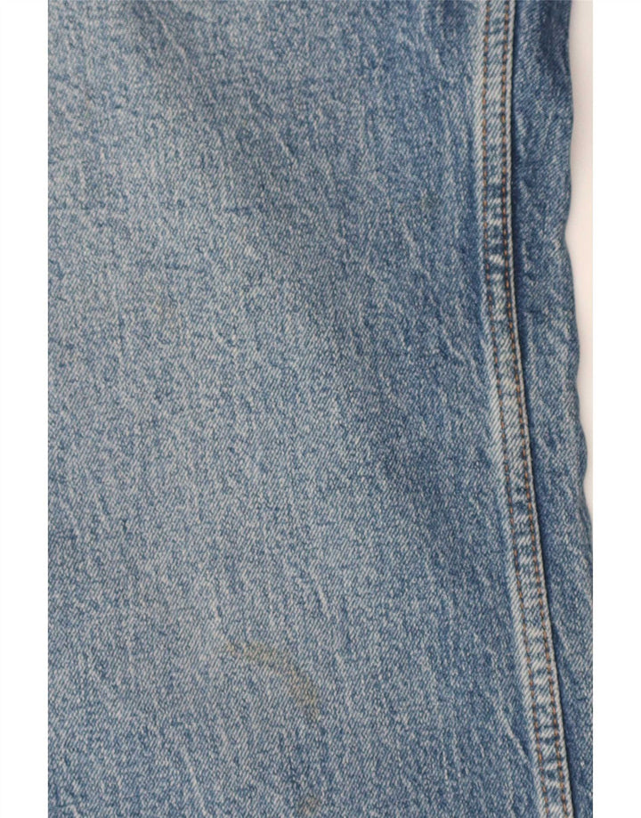 Женские свободные расклешенные джинсы Topshop W26 L30, синий хлопок