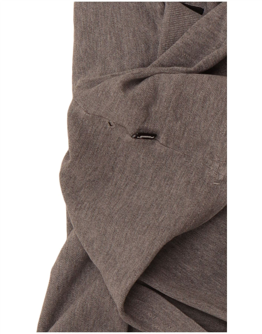 Мужская рубашка-поло PUMA, хлопок среднего серого цвета