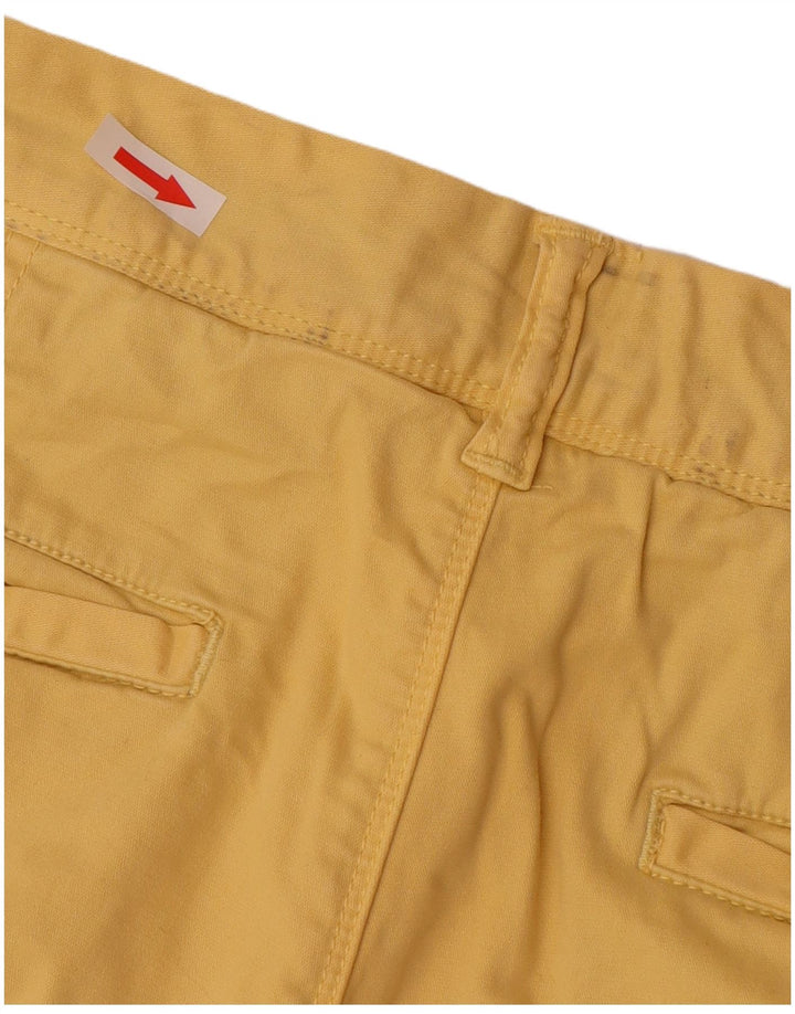 Мужские шорты чинос Superdry W33, большие желтые хлопковые