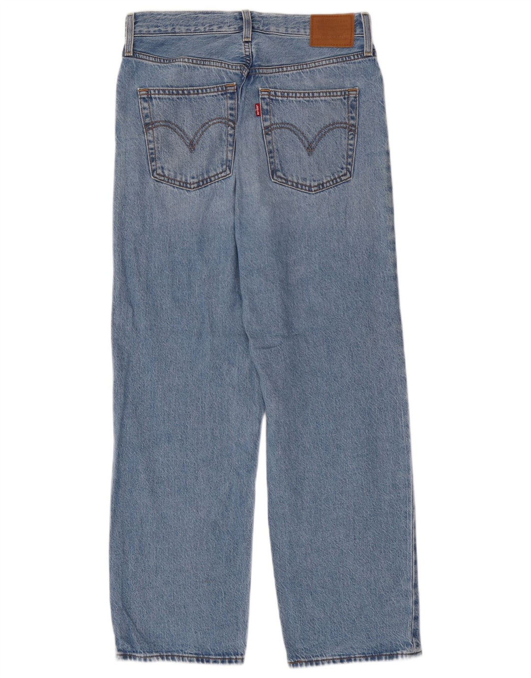 Женские прямые джинсы Levi's Ribcage W28 L27, синий хлопок