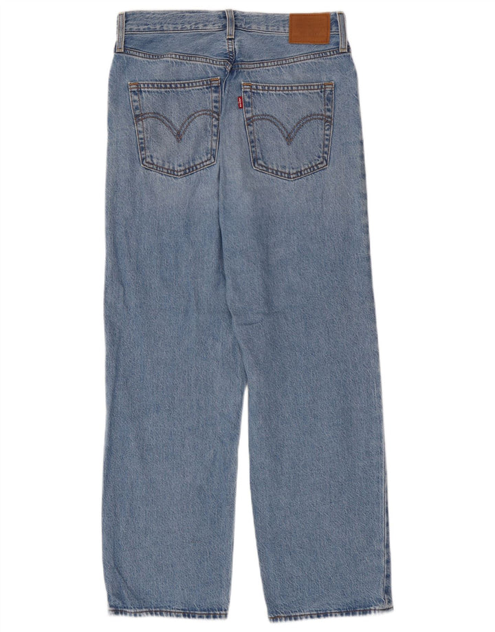 Женские прямые джинсы Levi's Ribcage W28 L27, синий хлопок