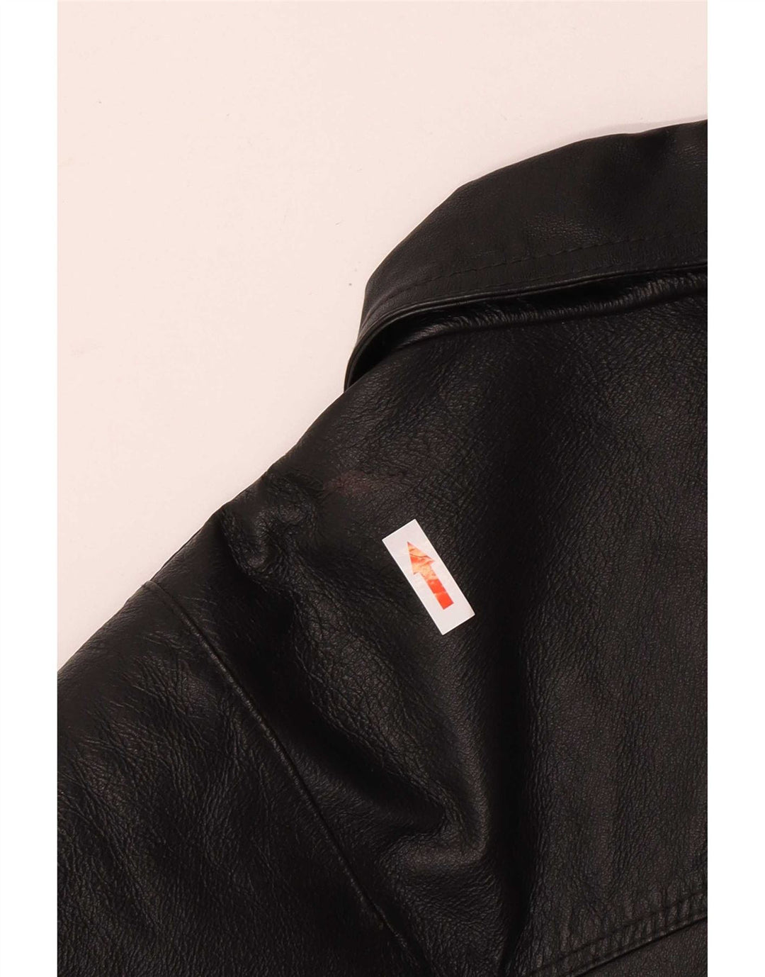 Винтажная мужская кожаная куртка UK 42 XL, черная кожа