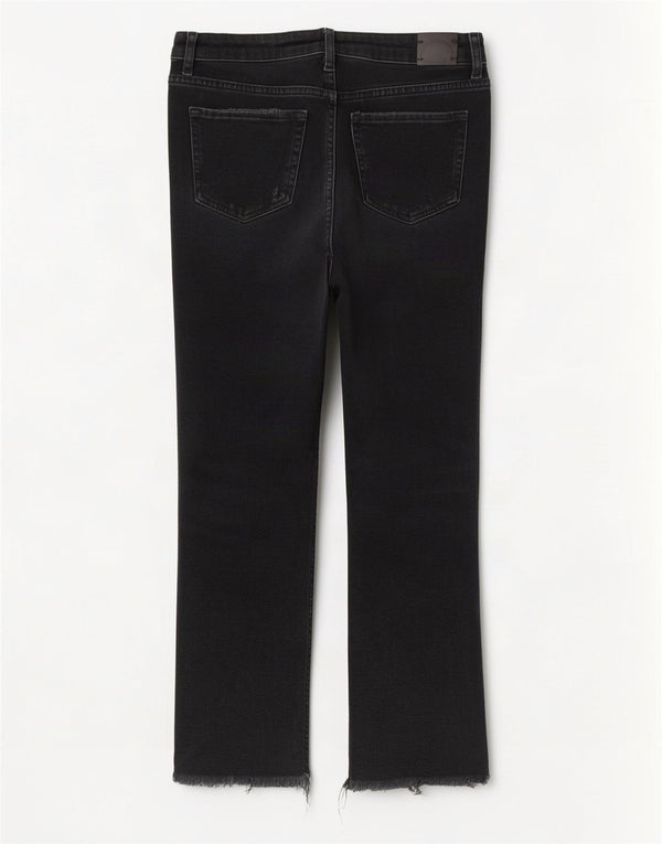 Женские прямые джинсы Zara EU 38 Small W28 L26, черные