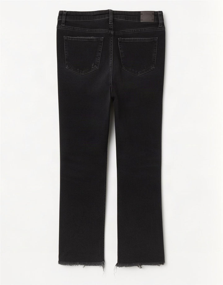 Женские прямые джинсы Zara EU 38 Small W28 L26, черные