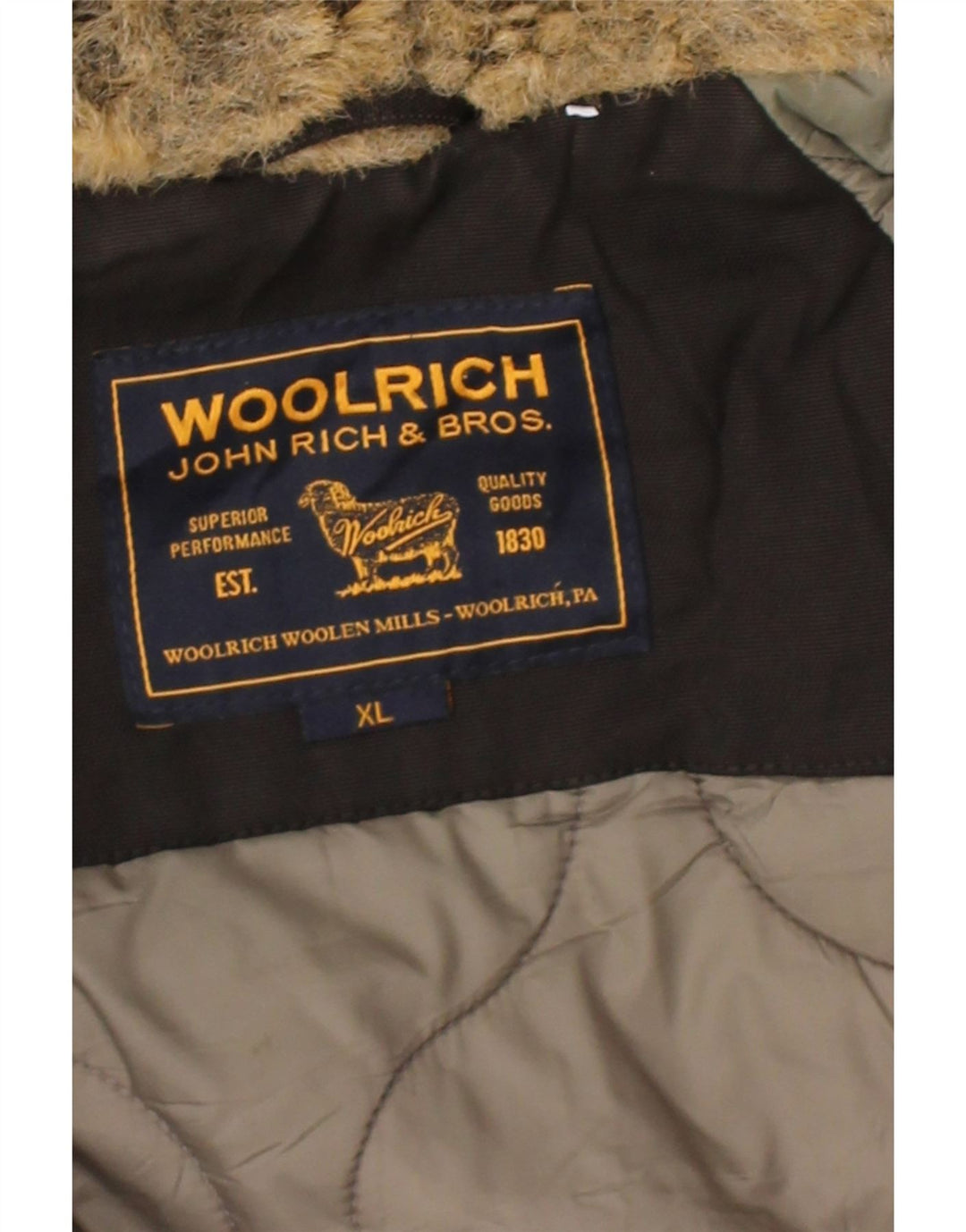 WOOLRICH Womens Hooded Windbreaker Jacket UK 18 XL Black
