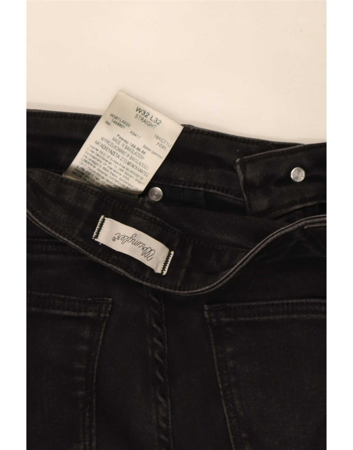 Женские прямые джинсы Wrangler W32 L32, черный хлопок