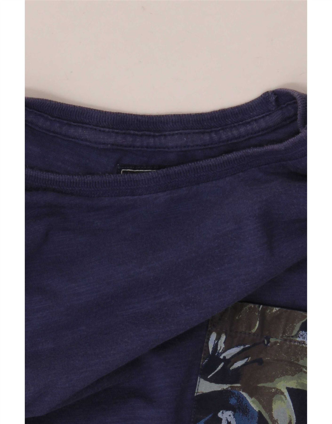 Мужская футболка Woolrich Top Medium Blue Cotton