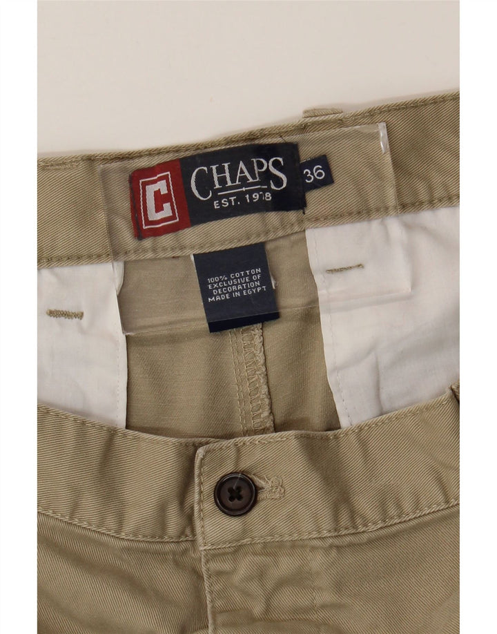 Мужские шорты чинос Chaps W36, большие бежевые, хлопок