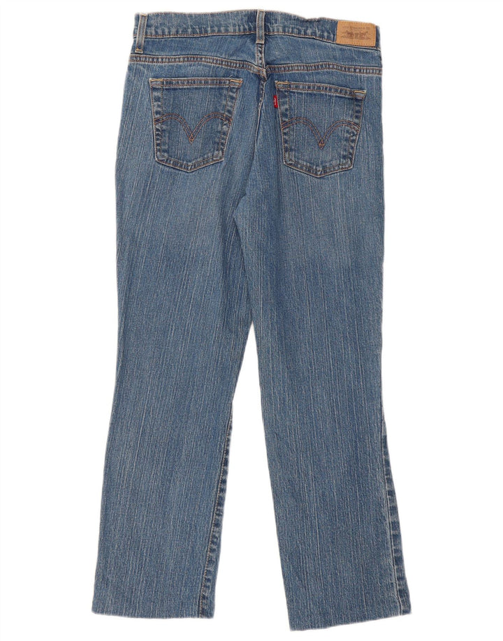 Женские прямые джинсы Levi's 505 США 8, средние W32 L28, синие, хлопок