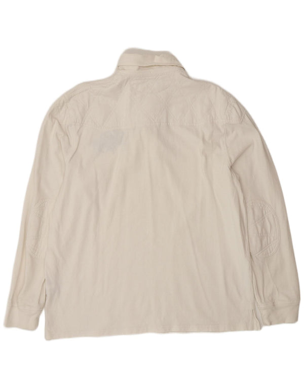 Мужская рубашка поло с длинным рукавом Polo Ralph Lauren XL, белый хлопок