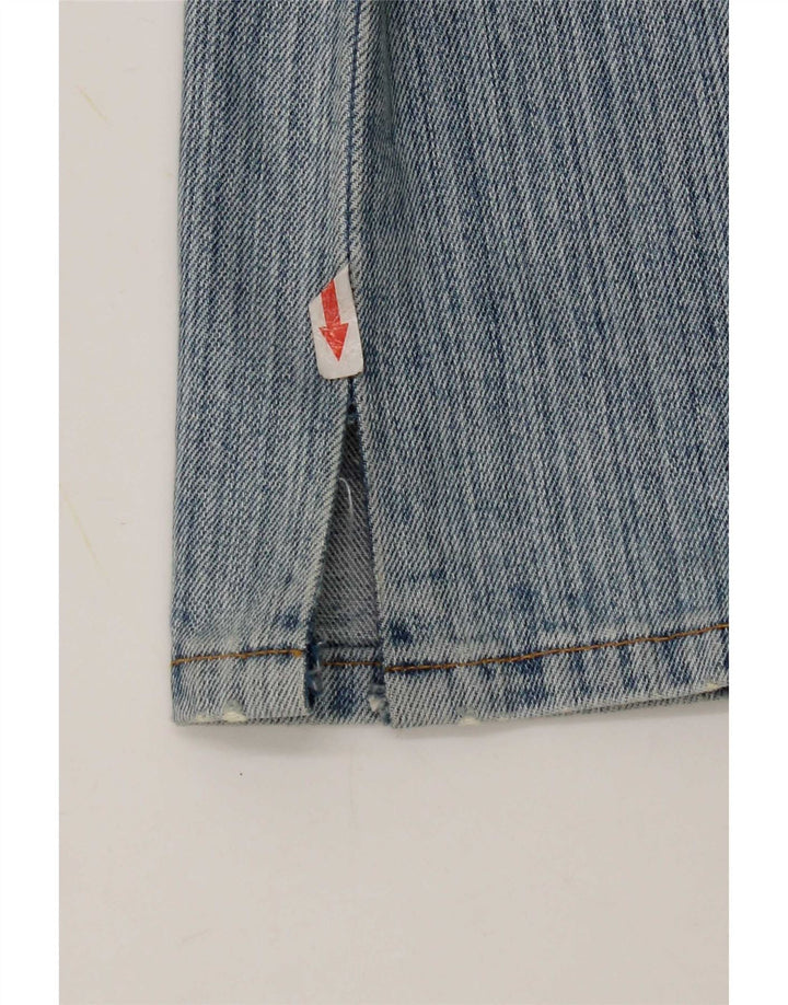 Женские прямые джинсы Levi's 595 W27 L32 синие, хлопок