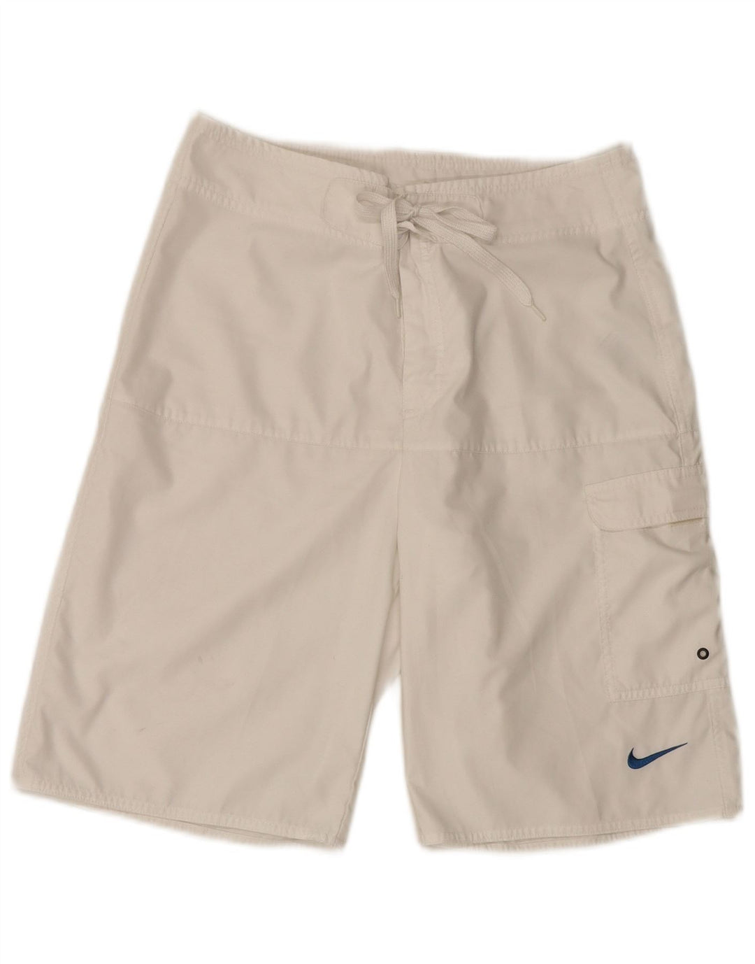 Мужские шорты для плавания Nike, маленькие белые, полиэстер