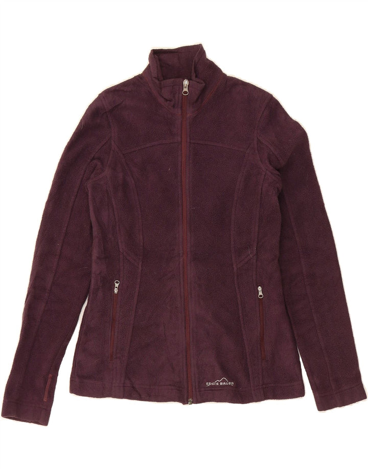 EDDIE BAUER Womens Fleece Jacket UK 6 XS Purple Polyester Vintage Eddie Bauer and Second-Hand Eddie Bauer from Messina Hembry 