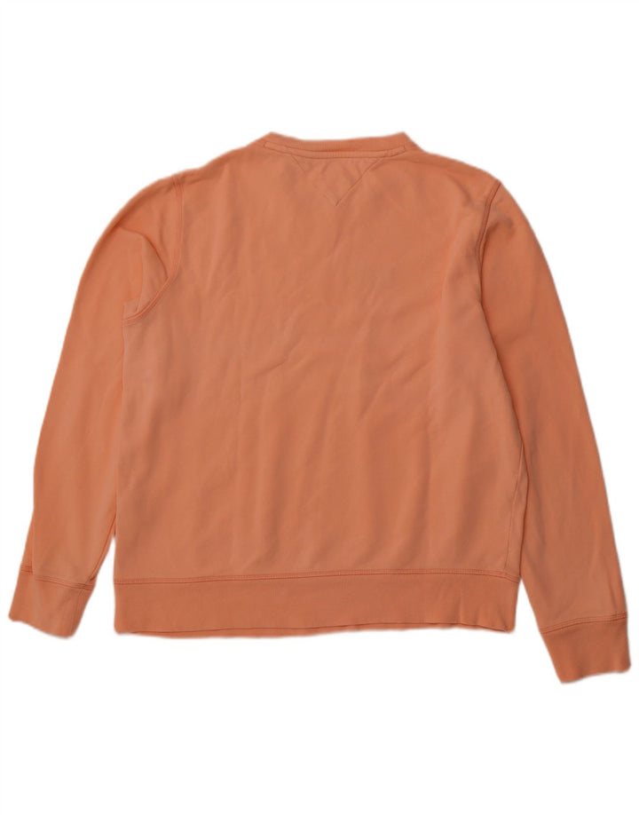 Женский свитер с рисунком TOMMY HILFIGER UK 16, большой розовый хлопок