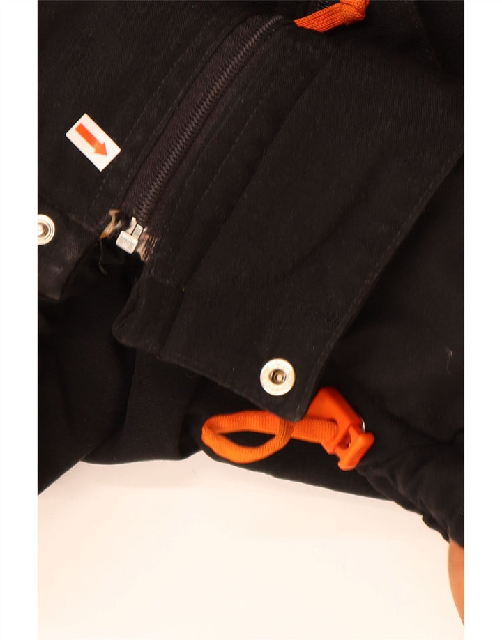 Мужская ветровка с капюшоном NAPAPIJRI UK 38, средний черный полиамид