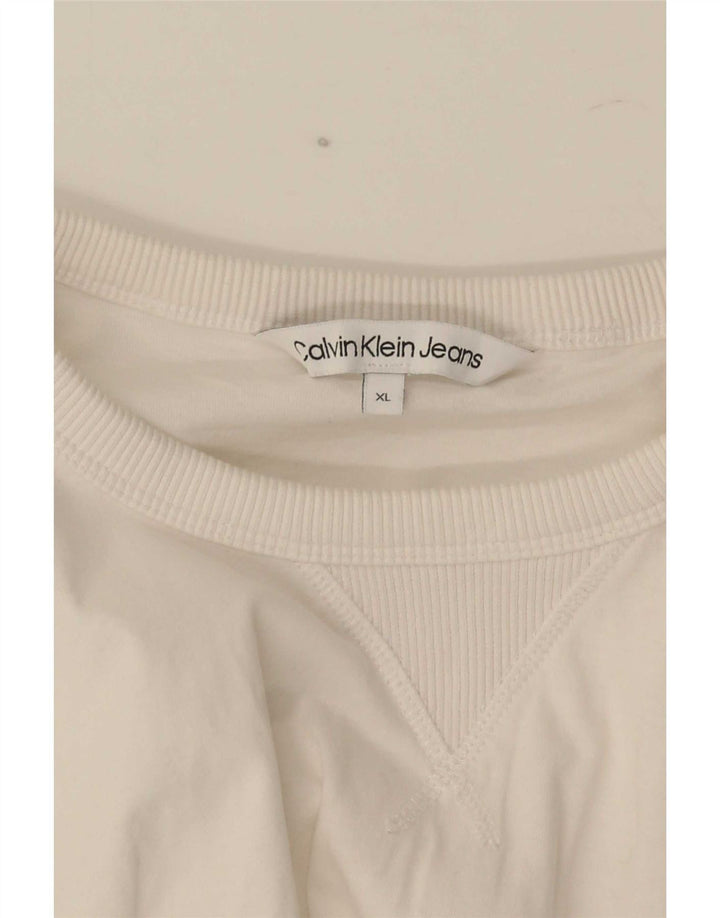 Мужская футболка Calvin Klein Jeans Top XL белая