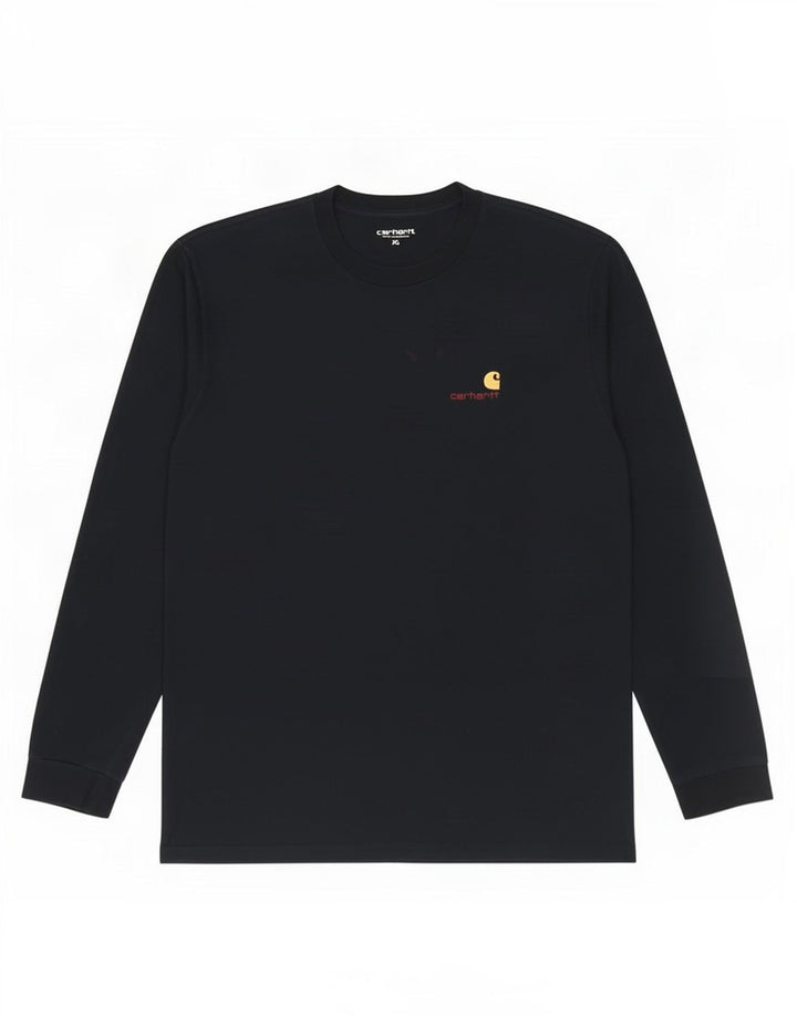Мужской топ Carhartt с длинным рукавом XL, темно-синий, хлопок