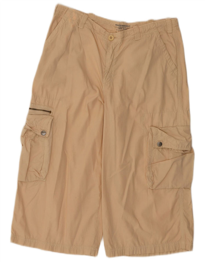 Женские шорты-бермуды-карго Woolrich, размер 2XL, W36, бежевый хлопок