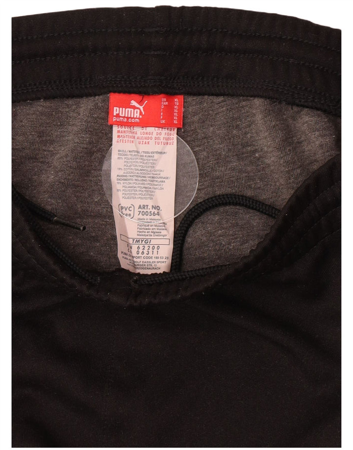 Мужские спортивные шорты Puma XL черные из полиэстера