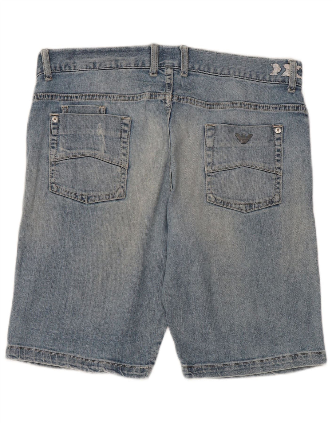 Джинсовые шорты Armani для мальчиков 15-16 лет W34, синие, хлопок