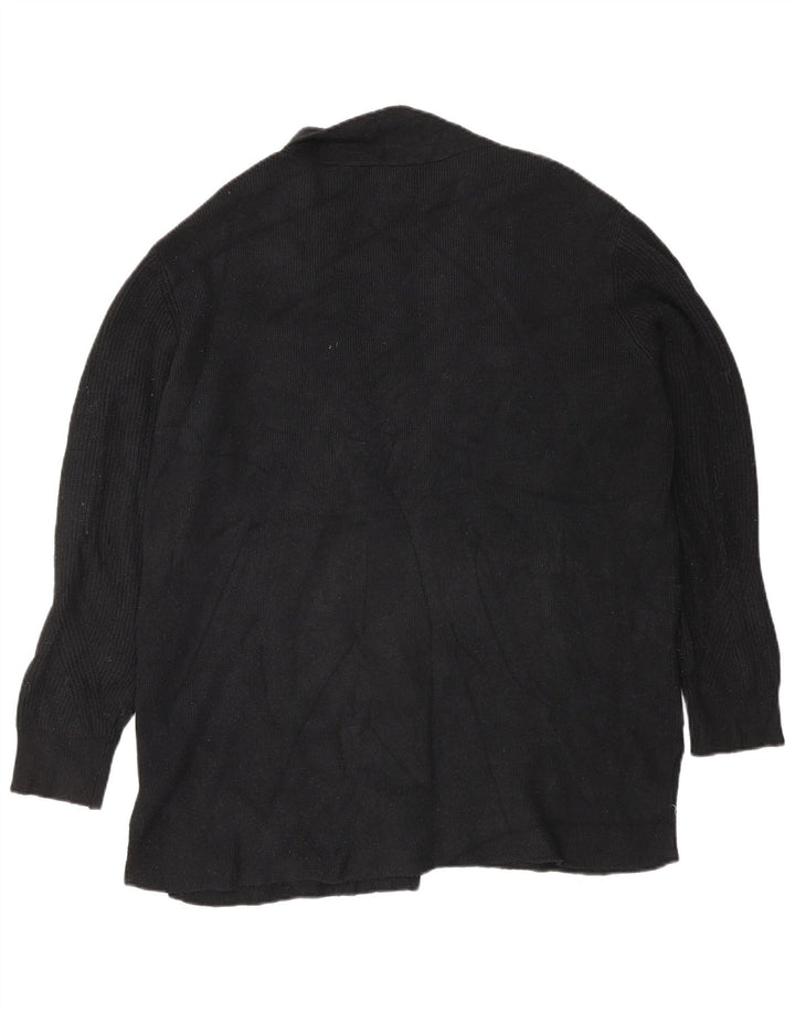 Женский свободный открытый кардиган Marks & Spencer UK 18 XL, черный