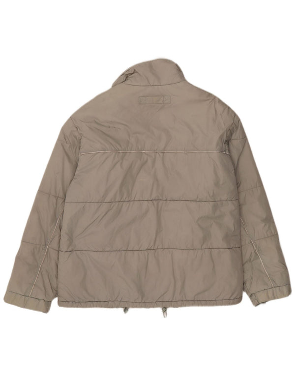 Мужская стеганая куртка Tommy Hilfiger UK 40, большая серая, нейлоновая