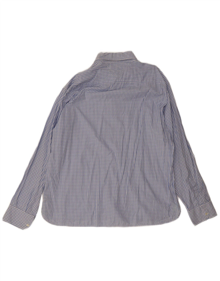Мужская рубашка Tommy Hilfiger 2XL, синяя клетка, хлопок
