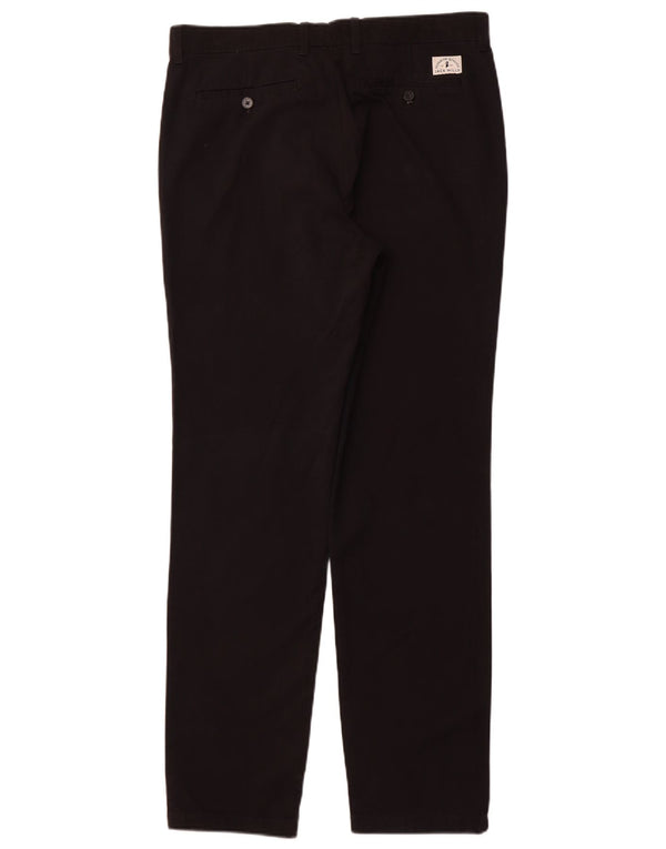 Мужские узкие брюки-чиносы Jack Wills W34 L32, черные хлопковые