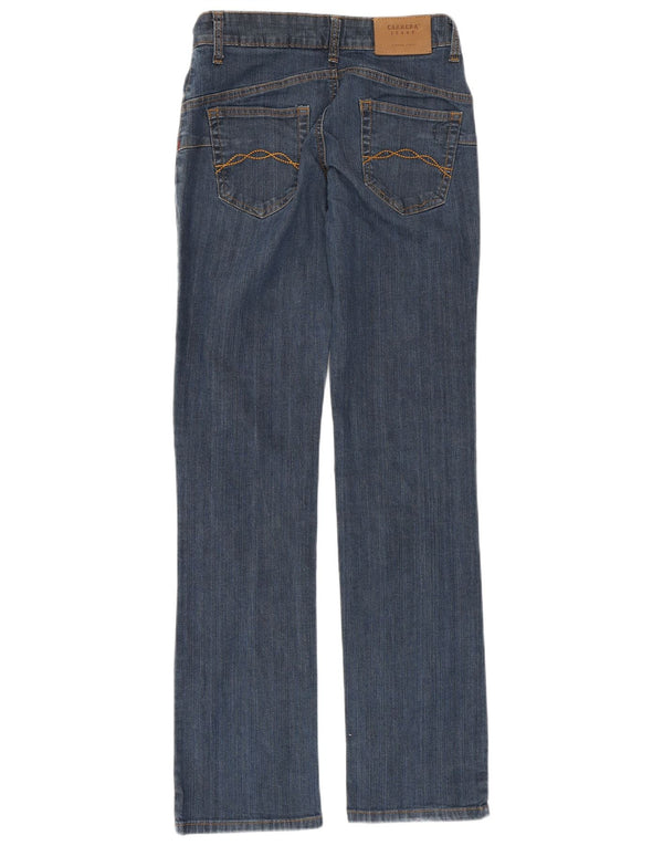 CARRERA Женские прямые джинсы IT 42 Medium W28 L33 Синий хлопок