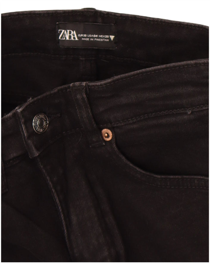 Женские джинсы Bootcut Zara EU 36 XS W26 L25 черные