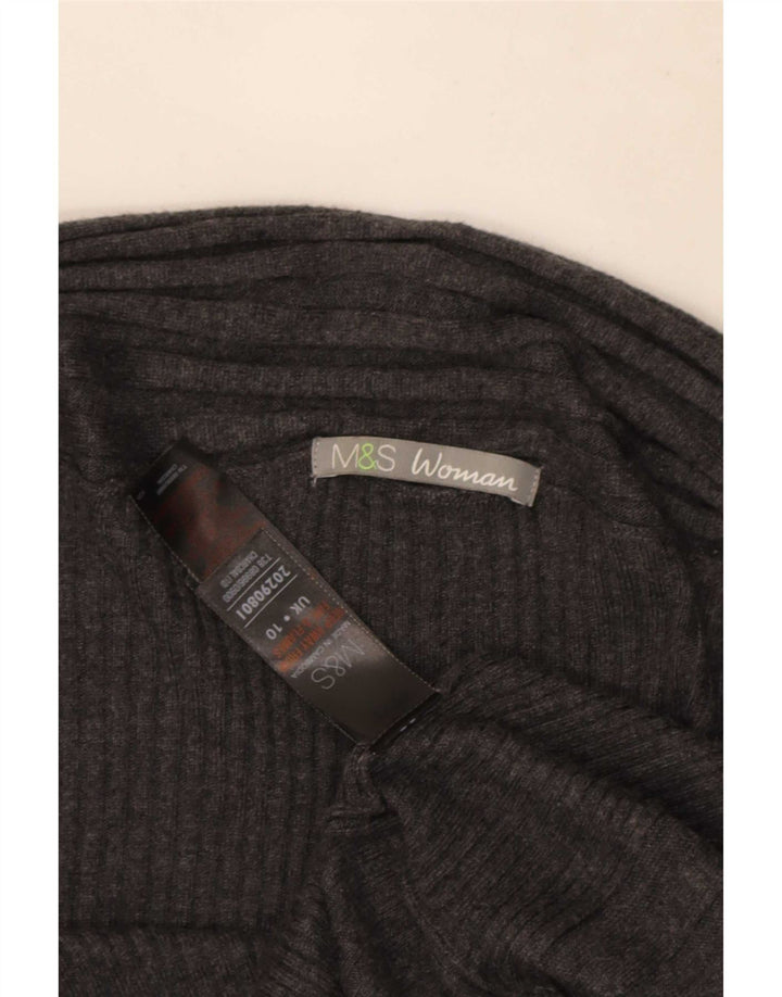 Женский асимметричный кардиган Marks & Spencer UK 10, маленький серый