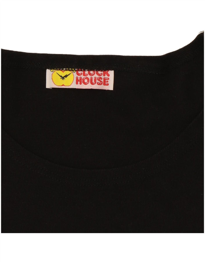 Женская футболка CLOCK HOUSE Top UK 12 Medium Black