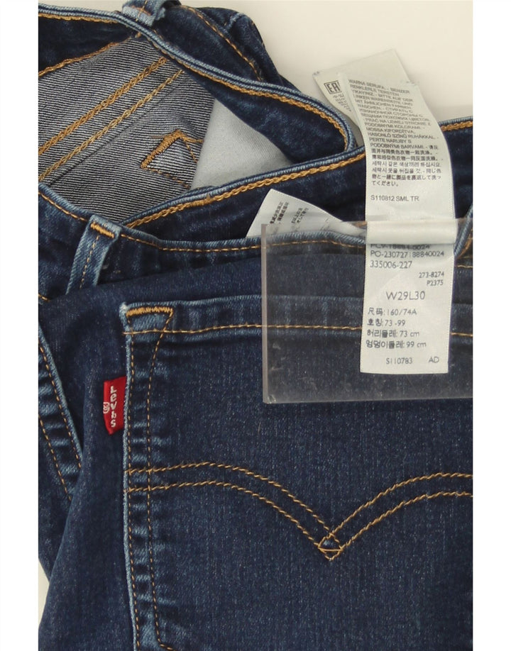 Женские джинсы LEVI'S 712 Slim W29 L30 Темно-синие, хлопок