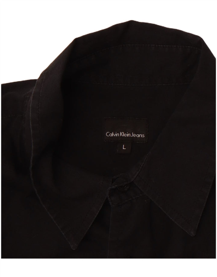 Мужская рубашка CALVIN KLEIN, большая черная