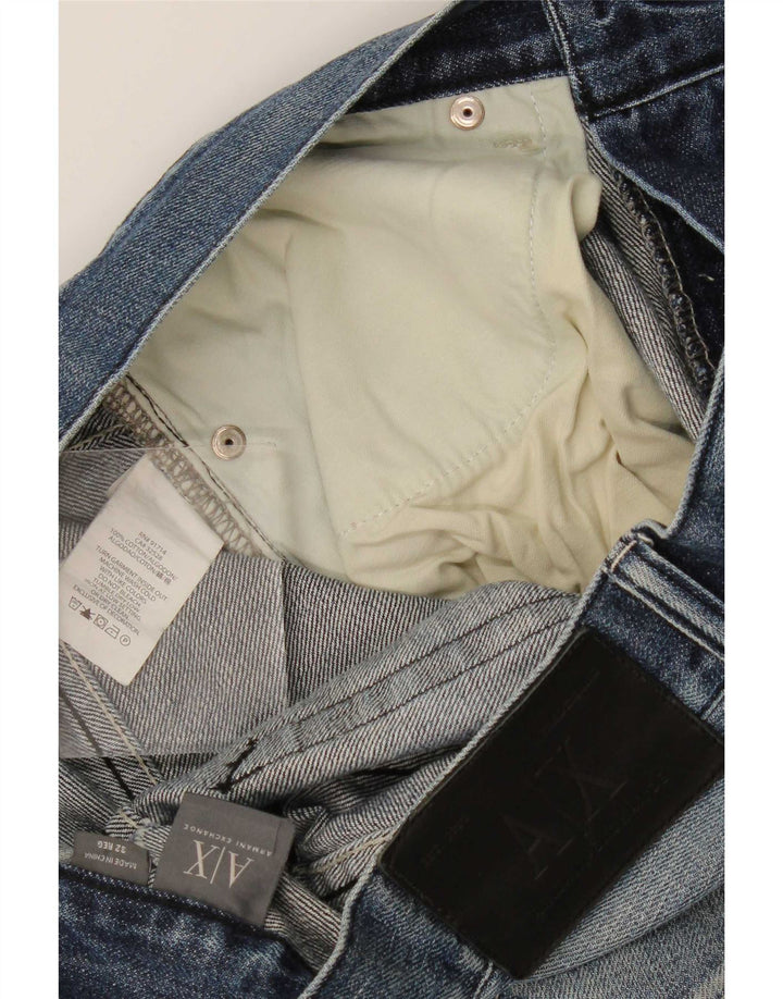Мужские свободные джинсы Armani Exchange W32 L32 синие, хлопок