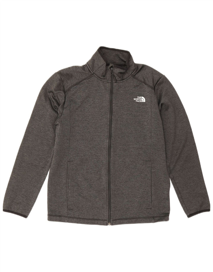 Мужская спортивная куртка The North Face, средний серый полиэстер с крапинками