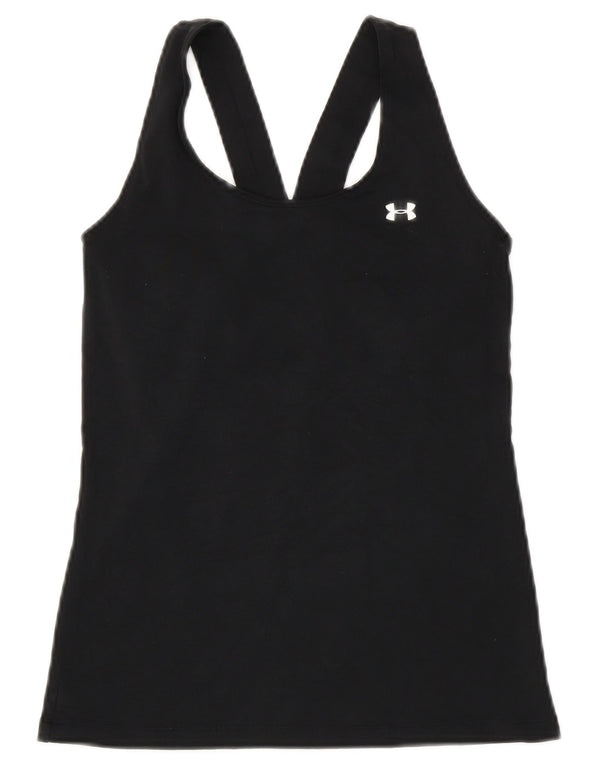 Женский жилет Under Armour Heat Gear Top UK 8, маленький черный полиэстер