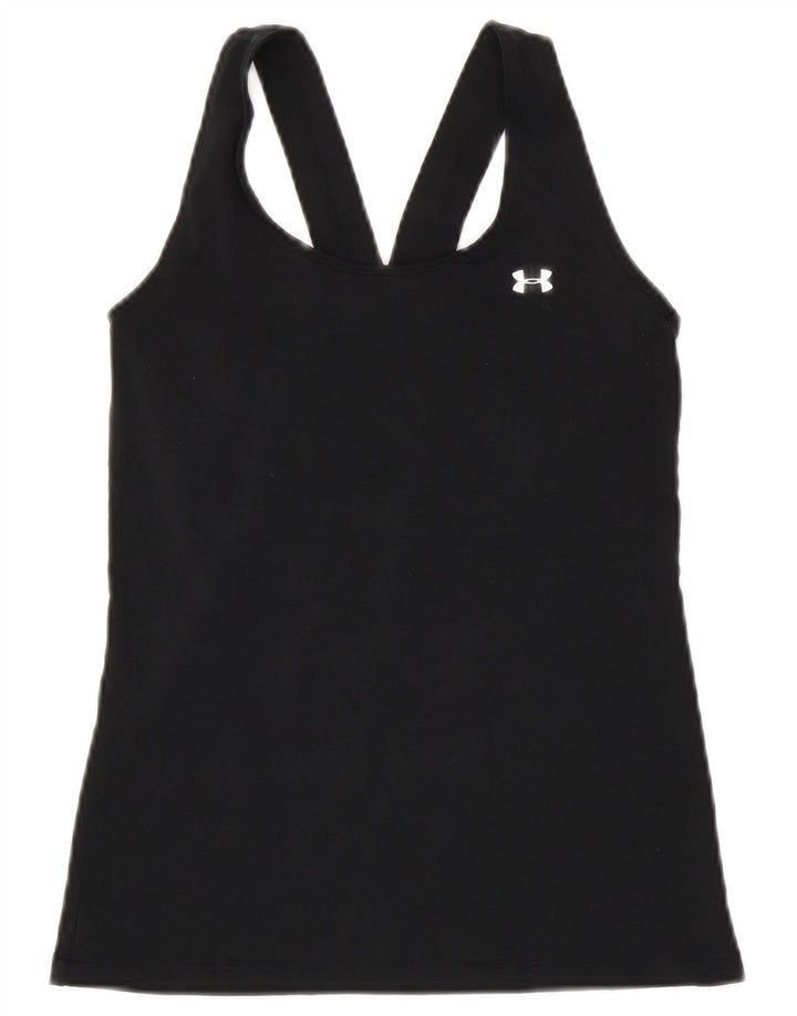 Женский жилет Under Armour Heat Gear Top UK 8, маленький черный полиэстер