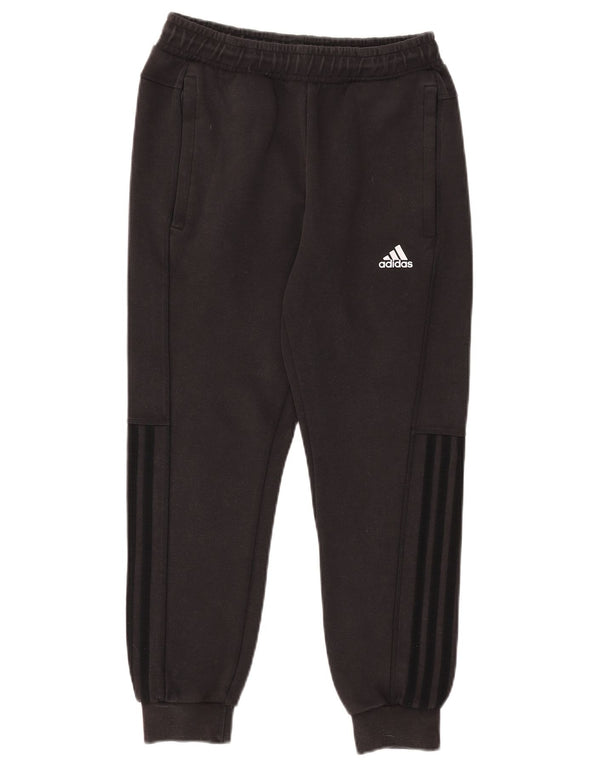 Женские спортивные брюки ADIDAS Joggers UK 10, маленькие черные хлопковые брюки